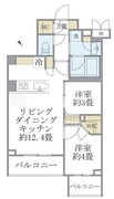 ラペルラ目黒東山2 302 間取り図