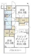 ラペルラ目黒東山2 303 間取り図