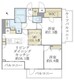 ラペルラ目黒東山2 402 間取り図