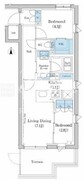 スタイリオ池上サウス 104 間取り図
