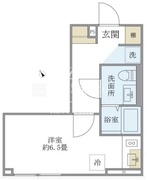 エクサム赤坂 102 間取り図