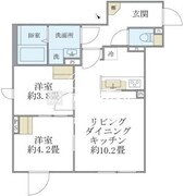 エクサム赤坂 503 間取り図