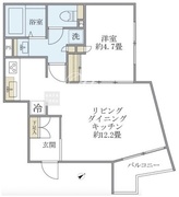 エクサム赤坂 504 間取り図
