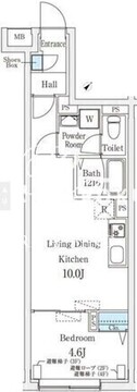 クリアル文京千石2 403 間取り図