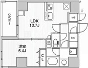 ウィーブベース上野ノース 201 間取り図