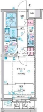 ジェノヴィア竹ノ塚 115 間取り図