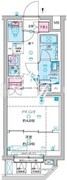ジェノヴィア竹ノ塚 208 間取り図