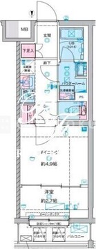 ジェノヴィア竹ノ塚 217 間取り図