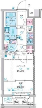 ジェノヴィア竹ノ塚 413 間取り図