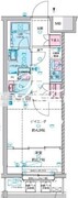 ジェノヴィア竹ノ塚 415 間取り図