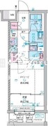 ジェノヴィア竹ノ塚 417 間取り図