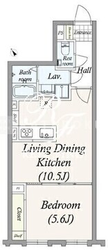 グランパセオ三宿2 203 間取り図