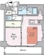 ヴィスタコート幡ヶ谷 403 間取り図