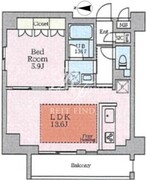 ヴィスタコート幡ヶ谷 601 間取り図
