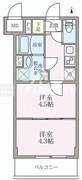 ラヴィエール住吉駅前 203 間取り図