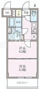 ラヴィエール住吉駅前 204 間取り図