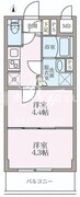 ラヴィエール住吉駅前 205 間取り図