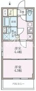 ラヴィエール住吉駅前 302 間取り図