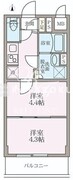 ラヴィエール住吉駅前 305 間取り図