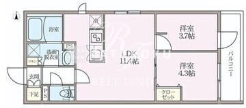 ラヴィエール住吉駅前 401 間取り図