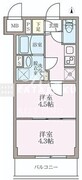 ラヴィエール住吉駅前 403 間取り図