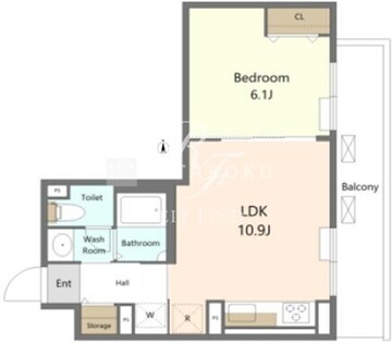 エスグランデ大森 201 間取り図