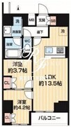 アルコバレーノ南千住 1502 間取り図