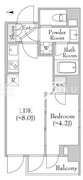 ルミーク大森 204 間取り図