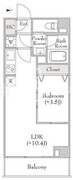 ルミーク大森 302 間取り図