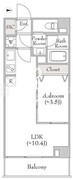 ルミーク大森 602 間取り図