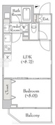 ルミーク大森 603 間取り図