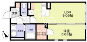 ザ・レジデンス市谷台町 201 間取り図