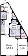 ラヴィエール新板橋 501 間取り図