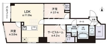 VISTA豊島 101 間取り図