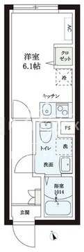 レピュア本郷レジデンス 103 間取り図