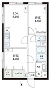 レピュア本郷レジデンス 202 間取り図