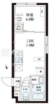 レピュア本郷レジデンス 403 間取り図