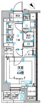 ディップス西新井 103 間取り図