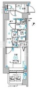 ディップス西新井 405 間取り図