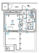 ディップス西新井 601 間取り図
