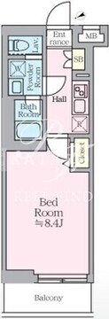 アイルグランデ押上ノースドゥーエ 101 間取り図