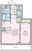 アイルグランデ押上ノースドゥーエ 107 間取り図