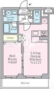 アイルグランデ押上ノースドゥーエ 407 間取り図