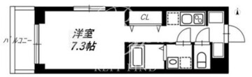 リヴシティ蒲田イースト 109 間取り図