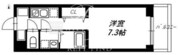 リヴシティ蒲田イースト 401 間取り図