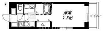 リヴシティ蒲田イースト 405 間取り図