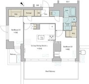 ブリリアイスト門前仲町 901 間取り図