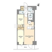 ドゥーエ三ノ輪3 702 間取り図