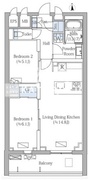 モクシオンプレミアム四谷大京町 302 間取り図
