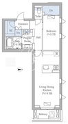 モクシオンプレミアム四谷大京町 308 間取り図
